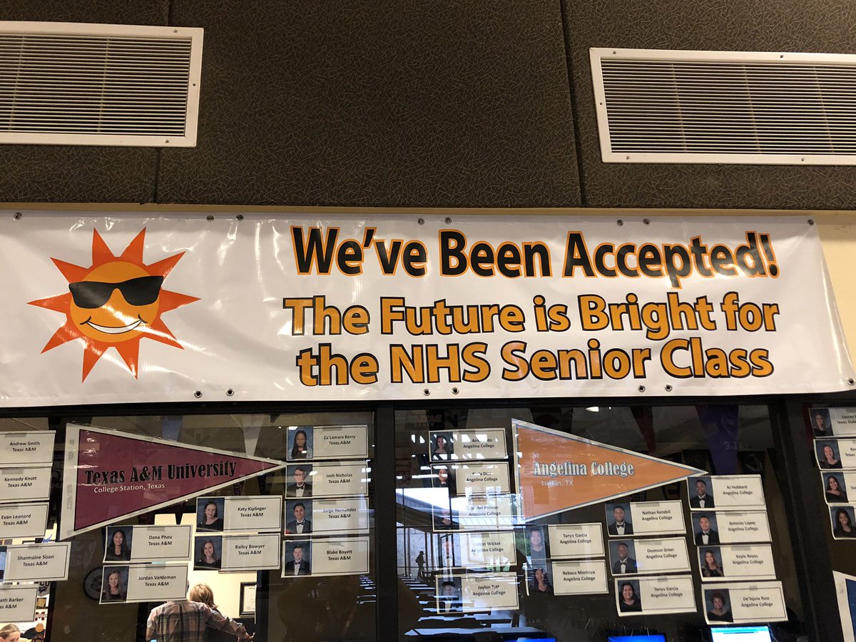 DrRomCrespo's tweet photo. So proud of our Seniors and showcasing their next chapters @NacogdochesHS @NacHS2019 https://t.co/WCmkZs0m9V