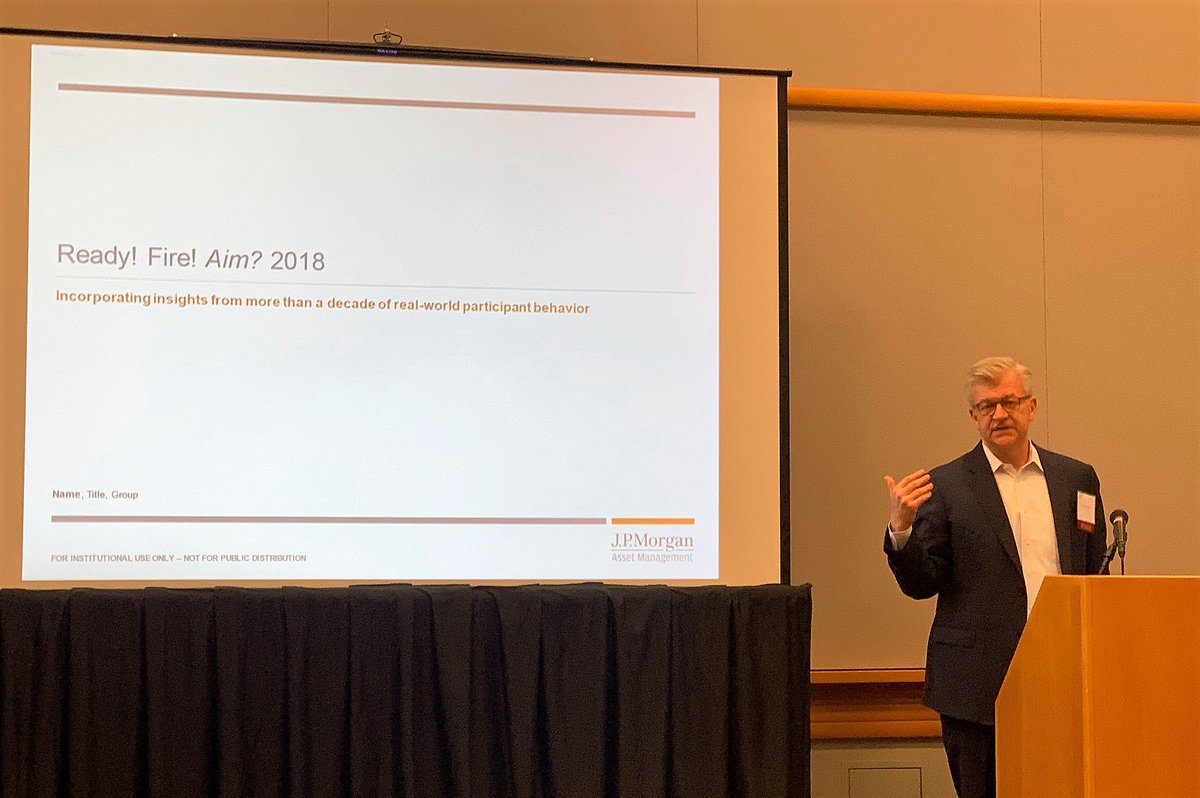 "We need to find better ways to #engage employees and provide #retirement readiness tools. There’s great #potential for much higher participant #engagement with #access to #innovative tools." - Hal Bjornson, <a href="/jpmorgan/">J.P. Morgan</a> @ WP&amp;BC #PDX Conf.

#retirementplanning #EmployeeEngagement