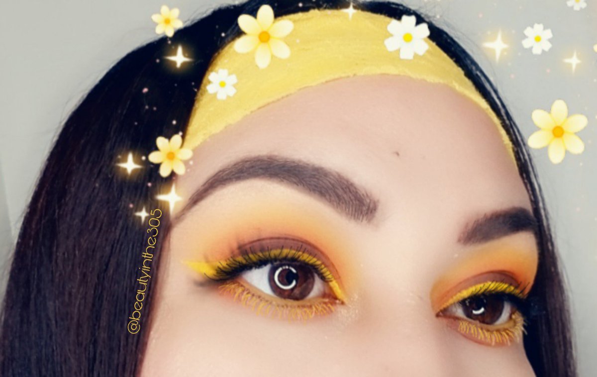 Fishscale305's tweet photo. Tutorial on this look is up my channel 😍 link in my bio! #colourpop #bhcosmetics #tarte #abhdipbrow #springinspired 💛🌻 https://t.co/j5wzgAJcIY
