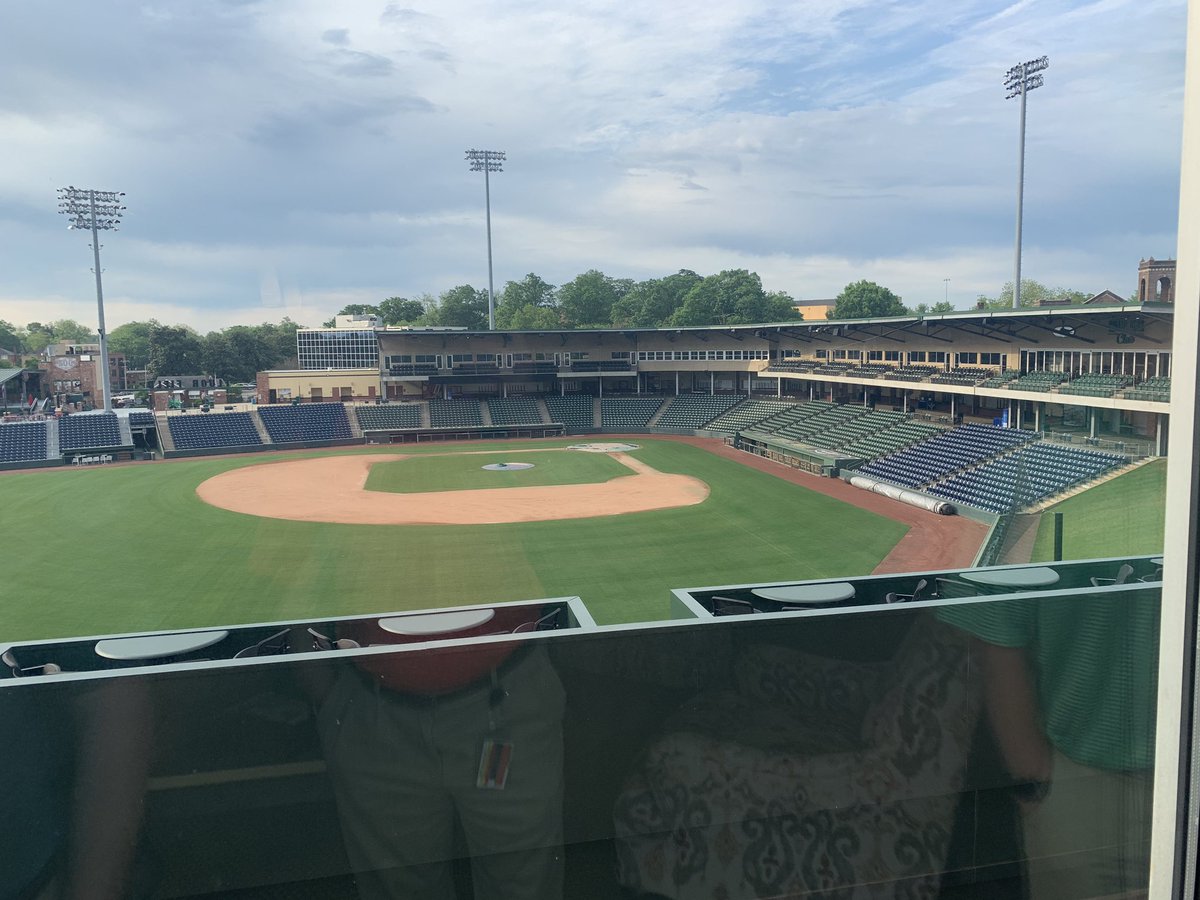 joshua_shepard's tweet photo. The view from our construction meeting this morning! I think #Trehel may need an IT guy. Making great progress on the new @HCCsdoc plans. @GreenvilleDrive #GreenvilleSC #ThinkOconee #OconeeSC #Baseball #GreenvilleDrive #TeachSC #ElevateOconee https://t.co/yUGzMe59M2