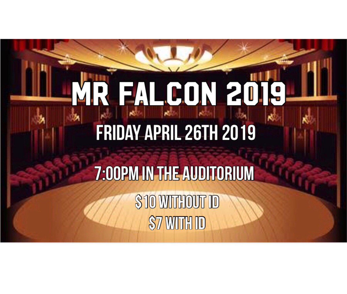 mr. falcon is tomorrow folks! come out for a great show! see you then! 💚💛