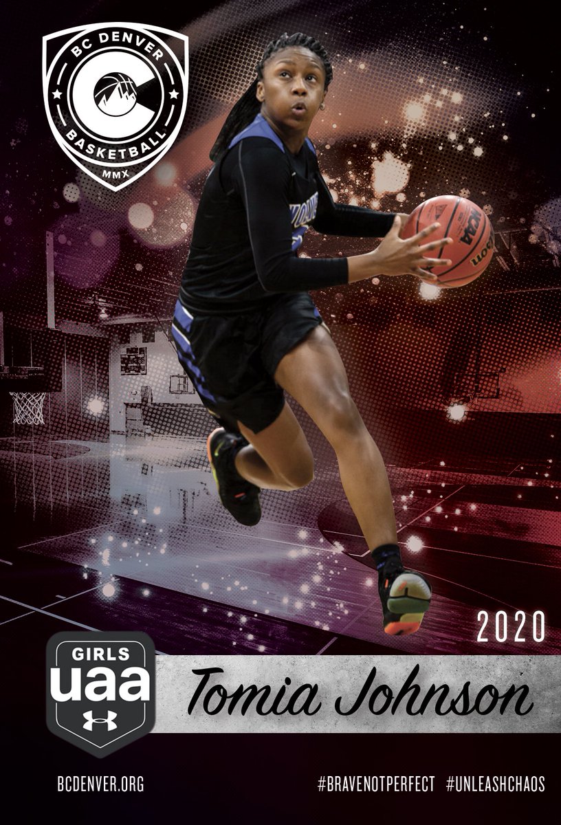 BCDenver_WBB's tweet photo. Colorado Floor General!!! 2020 PG Tomia Johnson set to lead her squad in the @GirlsUAA. Playmaker, improved deep threat, elite level athleticism and on-ball defender. Offers: Florida Gulf Coast, Nebraska-Omaha, Georgia Southern. #BCDFamily #GUAA https://t.co/mvDR4PCdPm