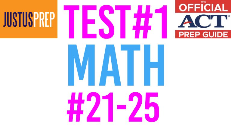 JustusPrep's tweet image. The Official ACT Prep Guide 2018-2019 Test MC1 Math #21-25

youtu.be/4F7iDvJfEnE

#justusprep #testprep #prepguide #collegeprep #ACTtest #ACTprep #ACTtestprep #youtube #math #tutor #tutoring #louisville #middletown #kentucky