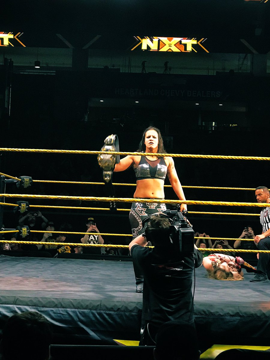 _SCUMoftheEARTH's tweet image. ...AND STILL #NXTWomansChampion @QoSBaszler #NXTOmaha #NXTRoadTrip