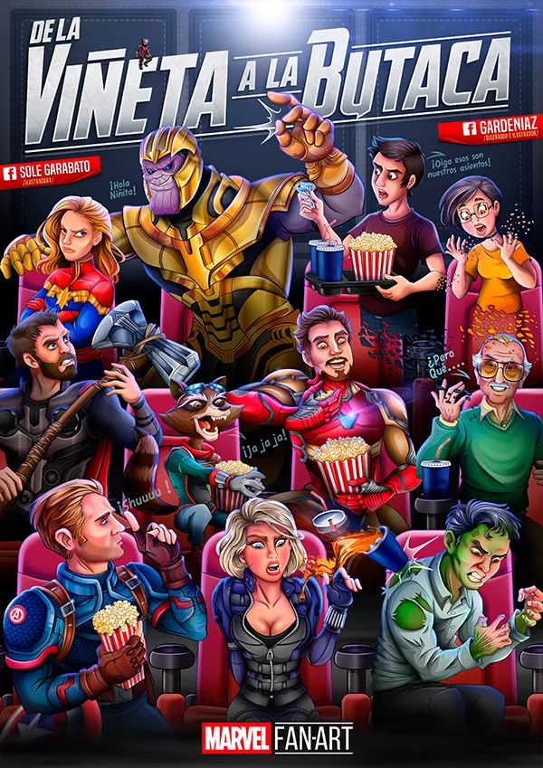 MasDeMagazine's tweet photo. Wow!!! #Gardeniaz #SoleGarabato se pasaron!! 👌 saludos 👋 #Marvel #AvengersEndgame #FanArt #Lima #Perú #MarvelComic #MasDeMagazine https://t.co/9NRD1qw3u9