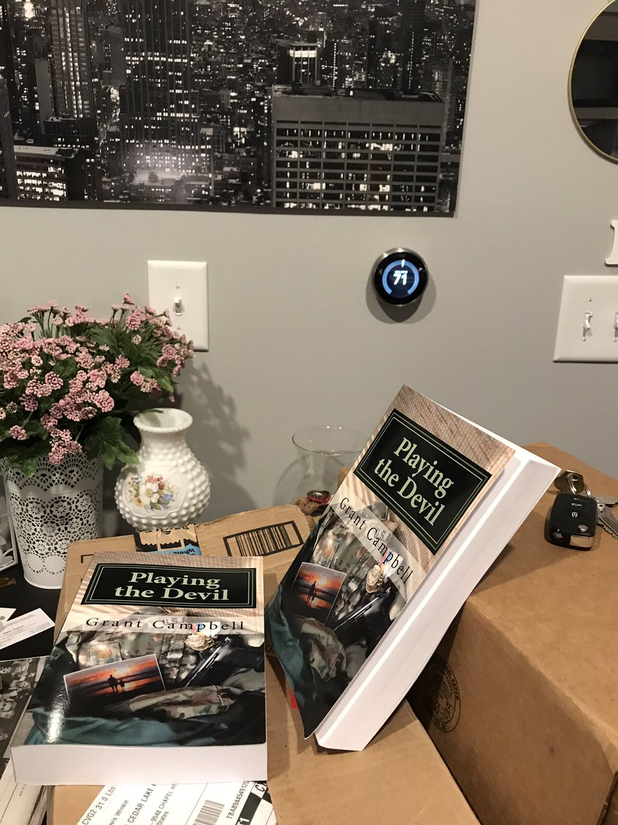 UNCVetsWriting's tweet image. Our team is up late putting together gift bags for our workshop participants! A huge THANK YOU goes out to @DrGrantCampbell for donating copies of his Afghanistan novel, Playing the Devil!

Want one? It’s not too late to register for our workshop. Click the link in our bio!