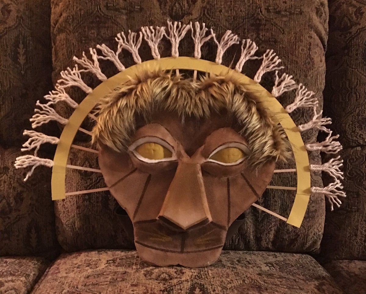 chunkmary's tweet photo. Final peek at costumes before the Lion King in 2 weeks at Bellmoore! https://t.co/Ae3m4VBzVt