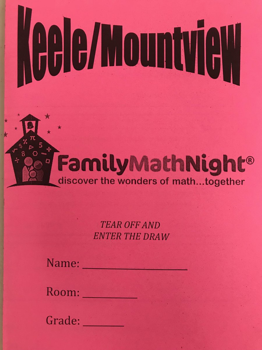 KeeleTDSB's tweet photo. Family Math Night is on!  Come down to the gym and explore various Numeracy activities! Grab a passport and enter our draw for door prizes! https://t.co/KsRJO6vvV7