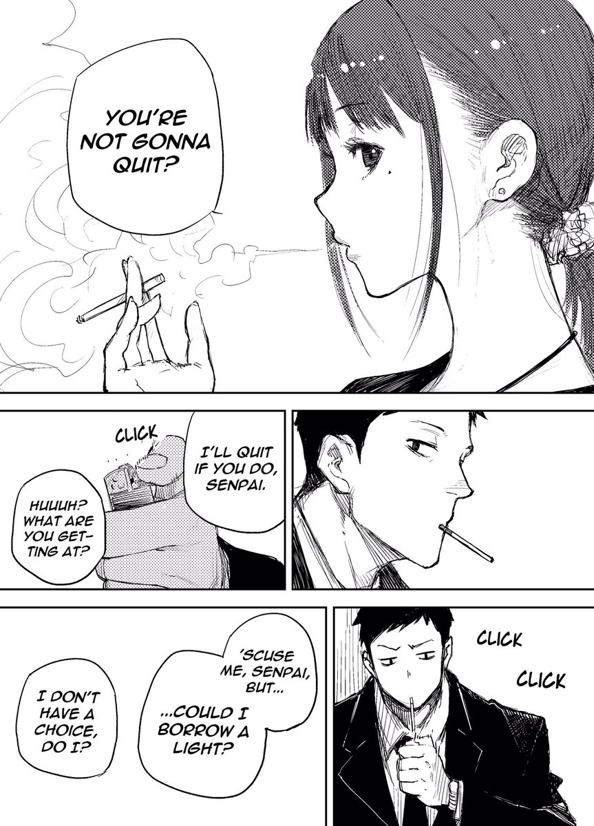 shade_62's tweet photo. My English translation of Takaki Tsuyoshi-san’s (@takatsuyo320) “The Reason Why I Won’t Quit Smoking”, posted with their permission.

Like what you see? Consider giving them a follow!

Takaki-san’s account: https://t.co/tJ1gaMiGzE
Source (in Japanese): https://t.co/1WT9KoWmd7 https://t.co/1K3vd61kCJ