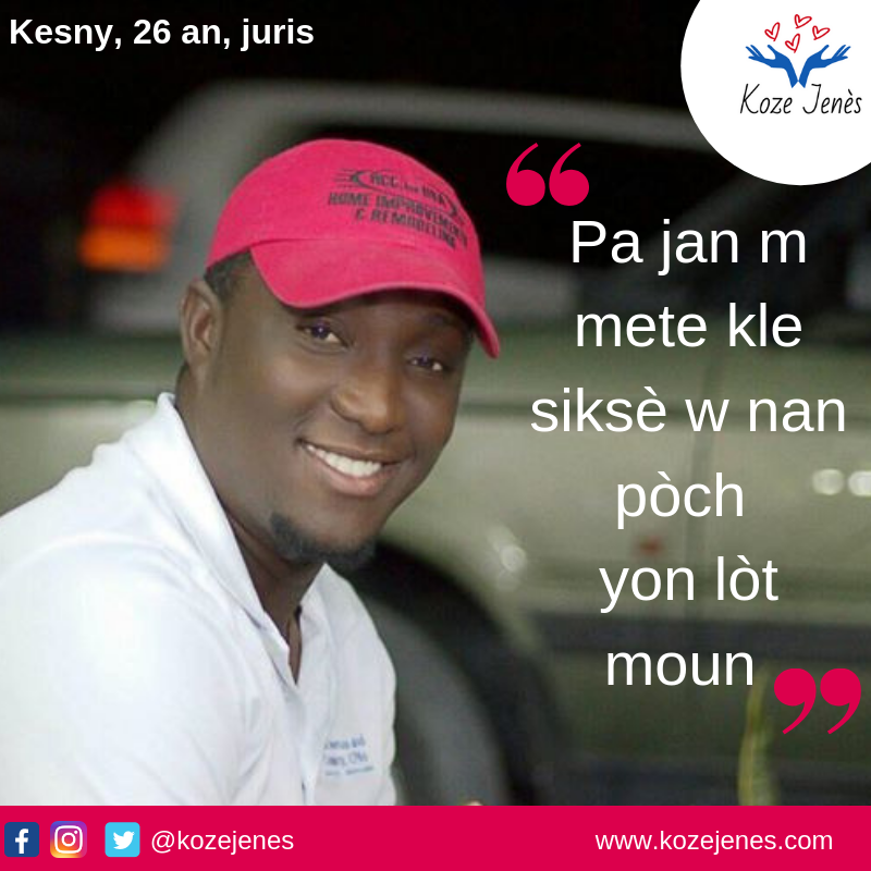 kozejenes's tweet photo. Mèsi Kesny pou bèl mesaj sa! #kozejenes #siksè https://t.co/8Fwt1CpAGK