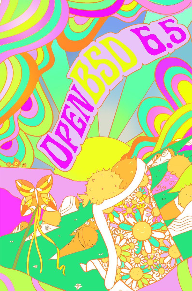 natazilla's tweet image. the OpenBSD poster @efrainART , @oxfruit and I worked on is up on openbsd.com