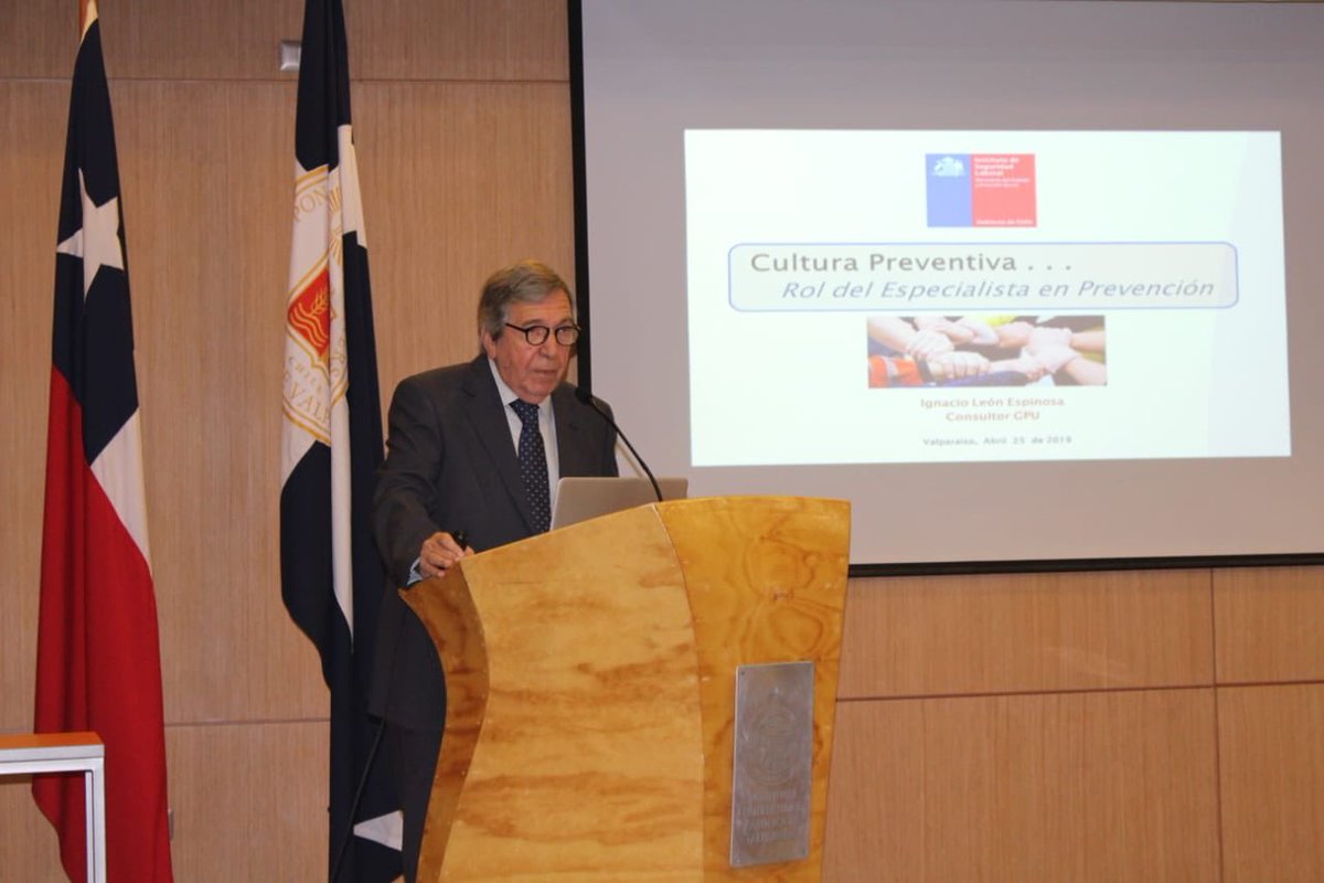 Hoy en Valparaíso se realizó la Conferencia Cultura Preventiva organizada por <a href="/ISL_Valparaiso/">ISL Valparaíso</a> y <a href="/Centro_Mineria/">CentroMineriaPUCV</a> en el marco del #MesDeLaSeguridad. La jornada contó con la presencia de la seremi @MarSilva35 y los directores de <a href="/ISL_Valparaiso/">ISL Valparaíso</a> <a href="/schavezm/">Samuel E. Chavez M.</a> y @ISL_RM Enrique Carrasco.