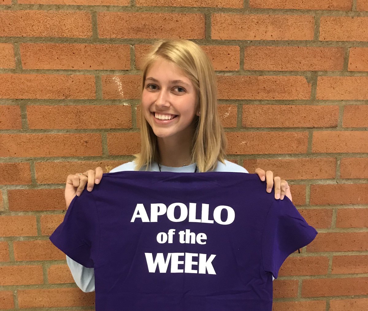 SunsetTrack's tweet photo. Kate Roth won the High Jump with a new PR of 5'1", she also finished 2nd in the Triple Jump and competed well in the 100m Hurdles. That's why she is the #ApollooftheWeek https://t.co/cY80MLeC9Z