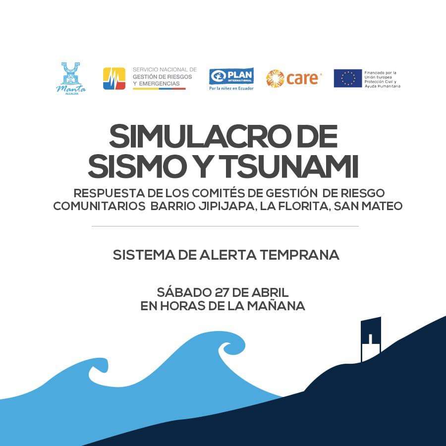 MasDeMagazine's tweet photo. ATENTOS!! #Simulacro de #Sismo y #Tsunami en #Manta #MasDeMagazine https://t.co/ygJWY05hFs