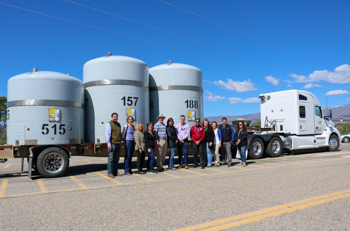 Today I joined the staff from EM's Los Alamos Field Office and its cleanup contractor N3B in marking the second 2019 shipment of TRU waste from Los Alamos National Laboratory’s Area G to WIPP. #ProgressInAction