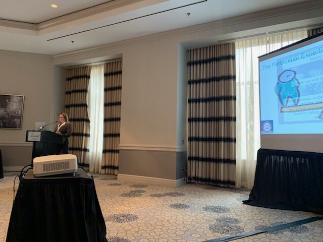 Great talk by @ucsfsurgery resident <a href="/cagreen742/">Courtney Green</a> at #SEW2019 on her impressive work on the relationship between expertise and perception of feeling in robotic surgery.