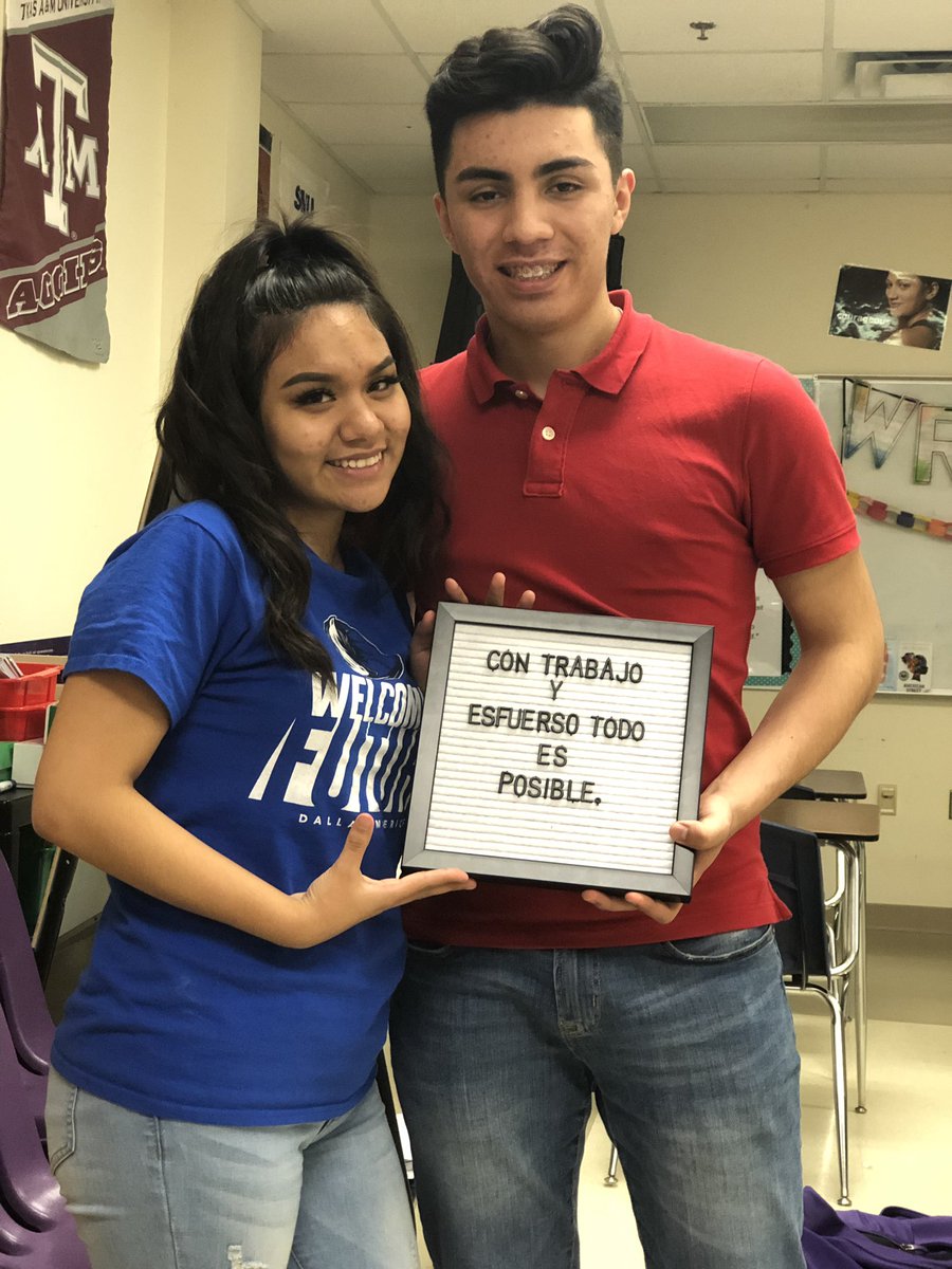 BeckeWren0331's tweet photo. “With work and effort, everything is possible”...these AVID students know a little about that: they are doing high school in their 2nd language!! #AHSAVID #thisisAVID https://t.co/0b4ua9BMtM