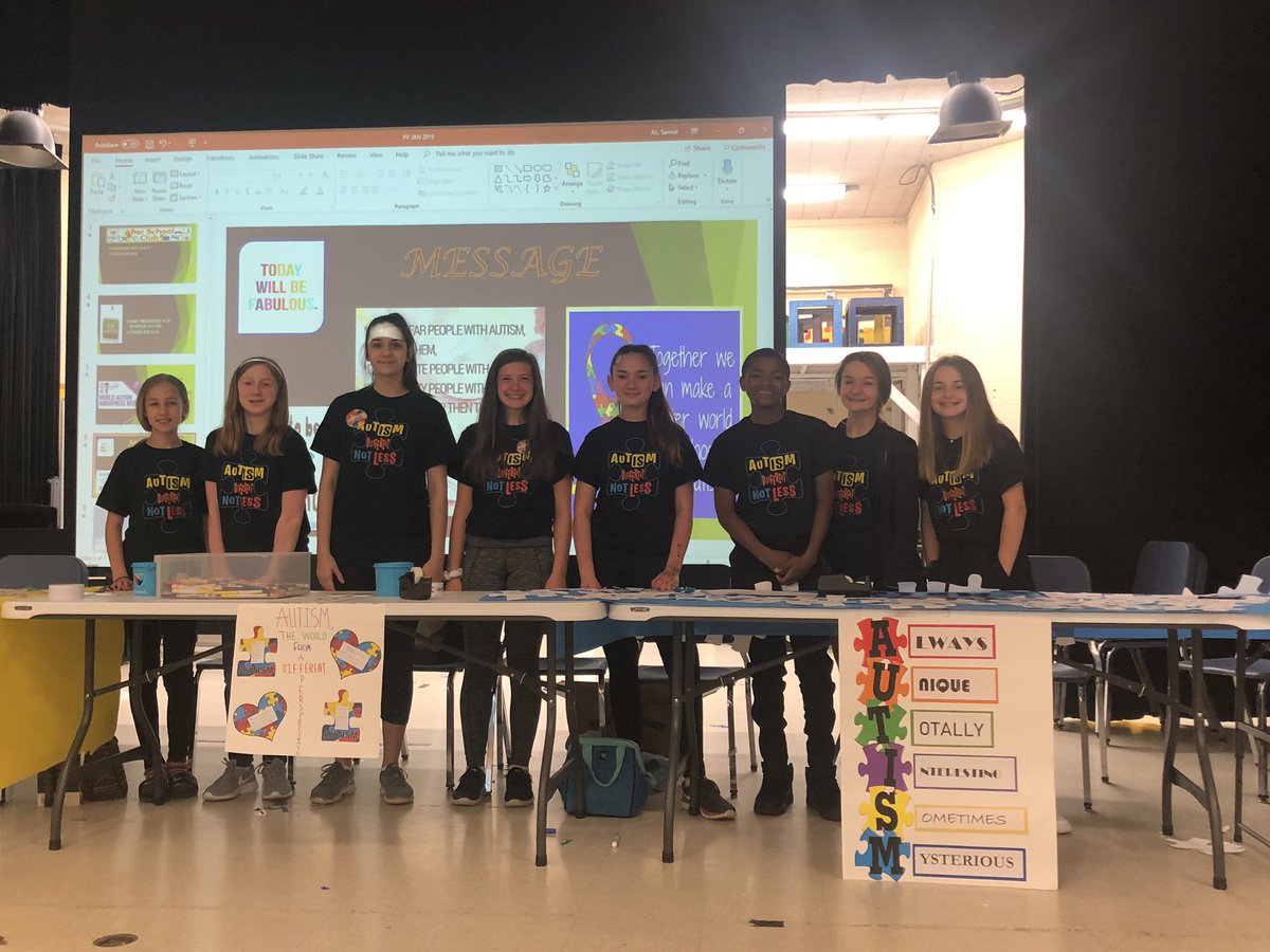 KathyCappuso's tweet photo. LINK Students @LarsonMS have made it a priority to promote Autism Acceptance. They are committed to making a positive impact for Autism Awareness Month. #LarsonLINKS #AutismAcceptance https://t.co/0YWO1mgh1Q