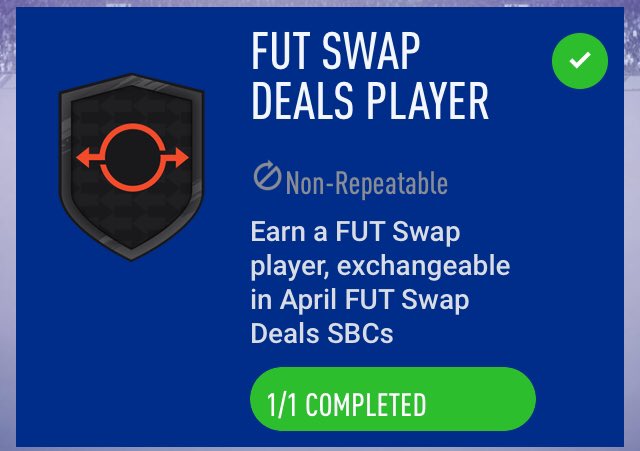 TheGreatFutsby's tweet photo. Don’t forget to do the new Swap SBC and the 3 Swap objectives until tomorrow.
I also collected 2 new #SBCfodder players. 😄
The last Swap item is available through SB. You have to finish at least S3 to earn your Base Icon Pack on monday. 13/14! So close! 😍 https://t.co/zEv0T1RM6l