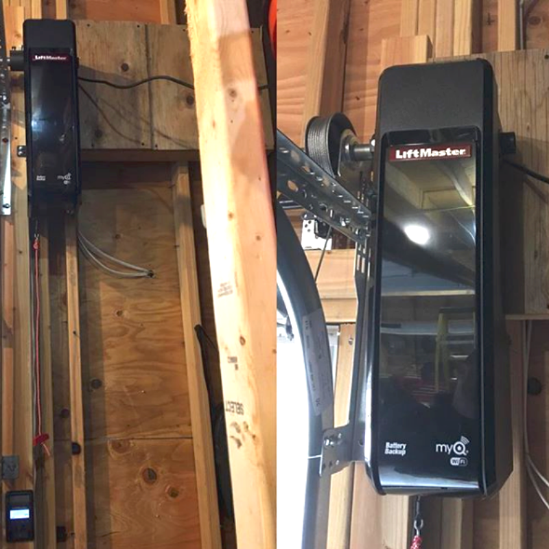 LiftMaster's tweet photo. We love seeing our space-saving 8500Ws installed. Shout-out to @Centraljerseygaragedoor on Instagram for sharing. #LiftMaster #LiftMasterQuality https://t.co/7gAFd2ga9A