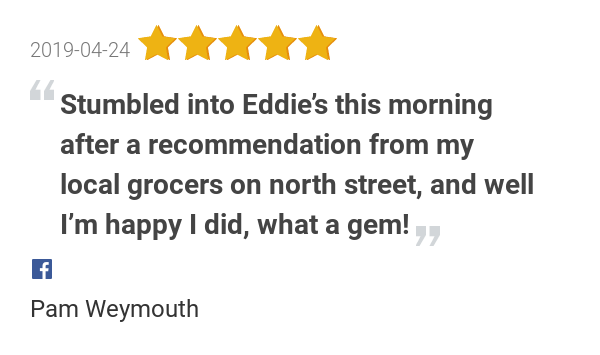 EddiesCoffee's tweet photo. New 5.0-star Review: "Stumbled into Eddie’s this morning after a recommendation from my local grocers on north... https://t.co/5dmmtDaWAW