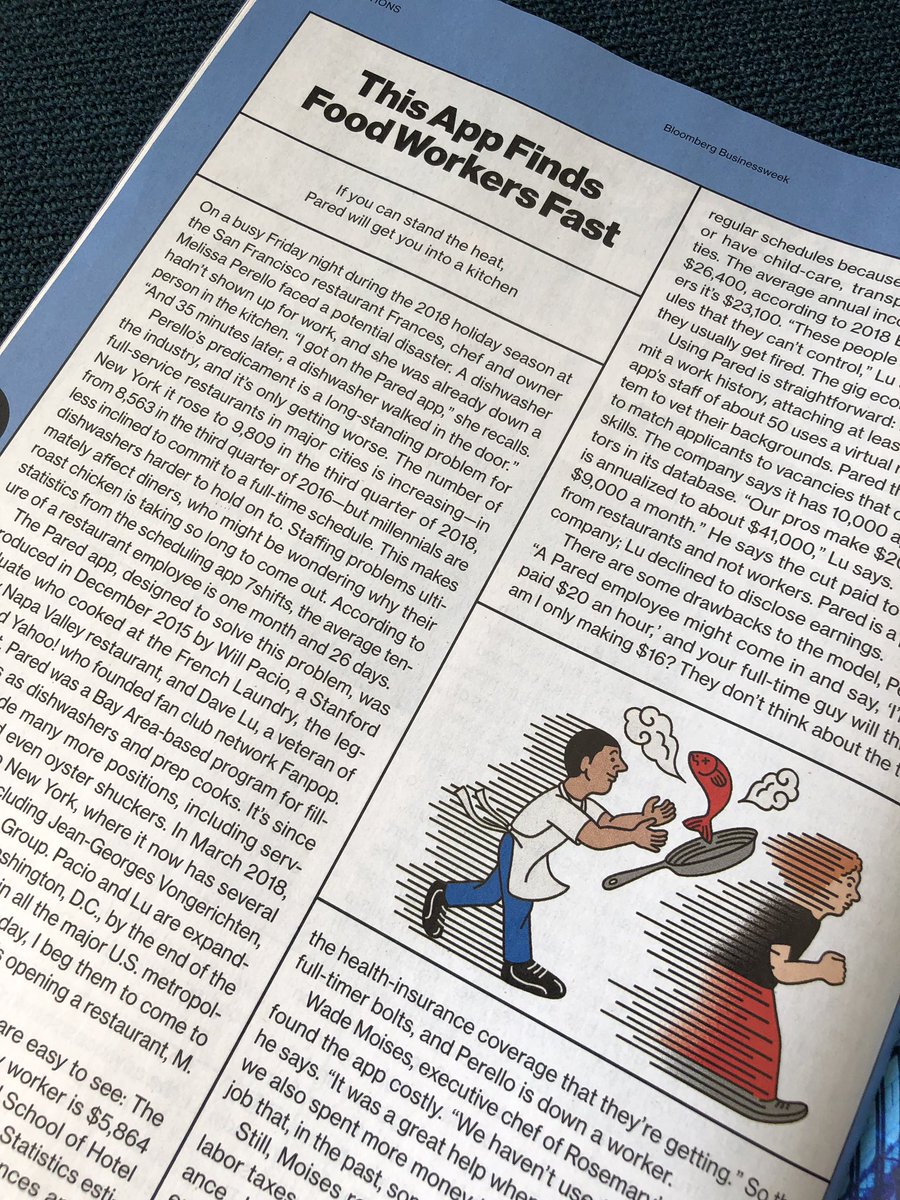 Excited to see @usepared in print in this week’s issue of Bloomberg Businessweek! <a href="/BW/">Businessweek</a> <a href="/business/">Bloomberg</a> <a href="/kkrader/">kate krader</a>