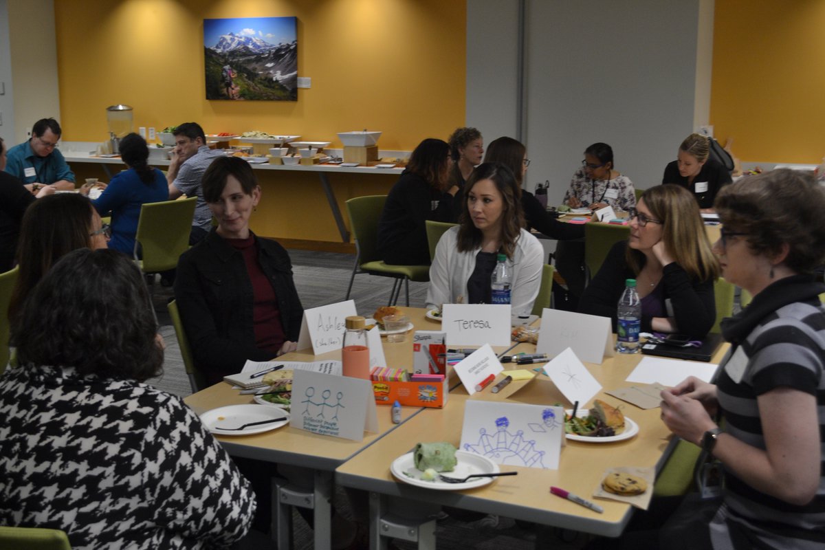 Cambia's tweet image. Our Women in Tech event was a success! Cambia's Women's Employee Leadership Lab hosted employees across the company for career development and networking.