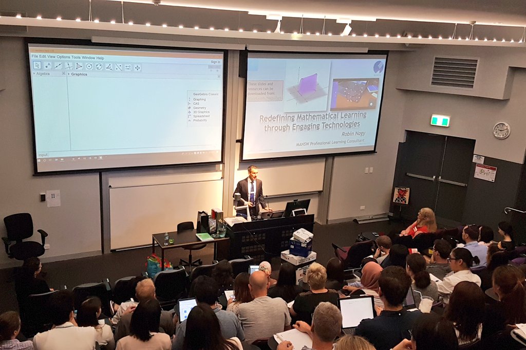 #SUSMAC19 is kicking off this morning with Robin Nagy, 'Refining Mathematical Learning through Engaging Technologies'.