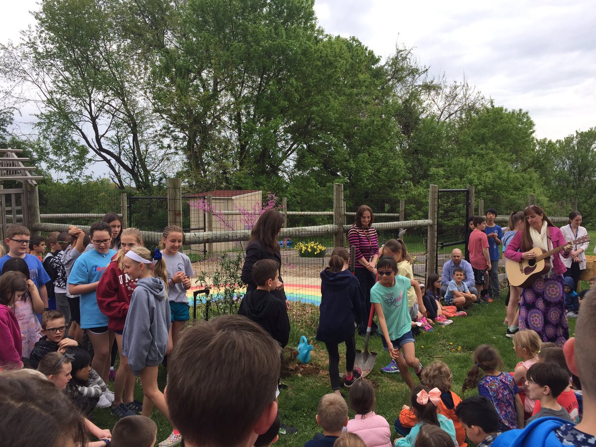 GES Earth Day tree planting. Thanks to Feeney’s Nursery for donating a beautiful tree and to Mrs. Lieberman &amp; Ms. Milliken for organizing the planting today.  🌎 🌲