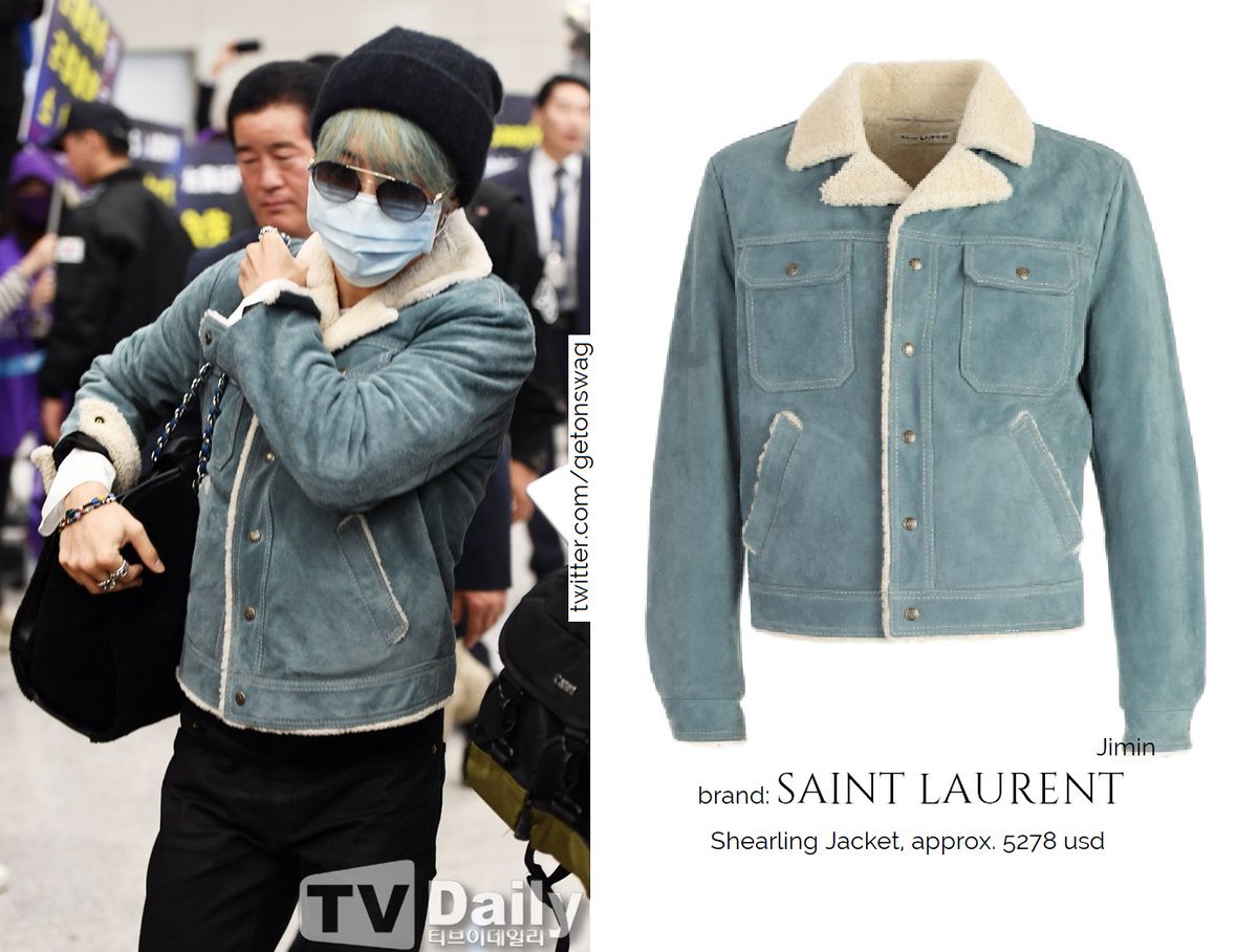 BTS: Jimin's Saint Laurent shirt from 2018 makes a reappearance in a faded  form; ARMY says, 'So uncelebrity like to be wearing in public.' [Read  Tweets]