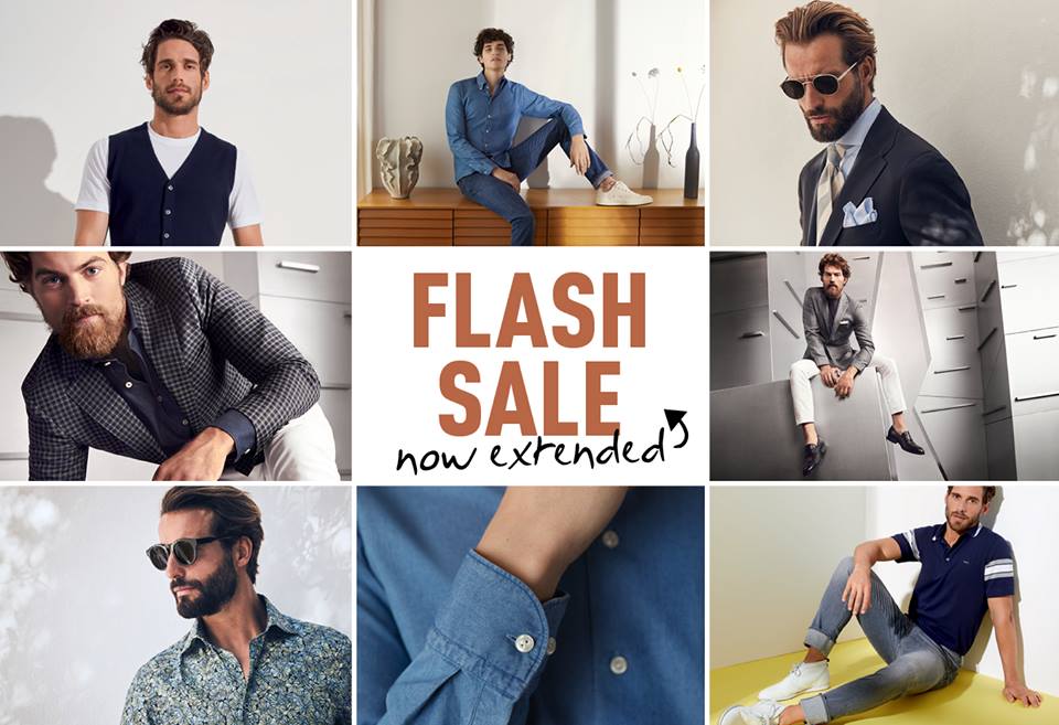 CapraCavelli's tweet photo. Couldn't make it in last Saturday? HERE'S A RAINCHECK! Choose any day before April 30th for 20% off your entire purchase of new Spring &amp; Summer merchandise. #Mensfashion #menswear #menstyle https://t.co/vovdnF8RCb