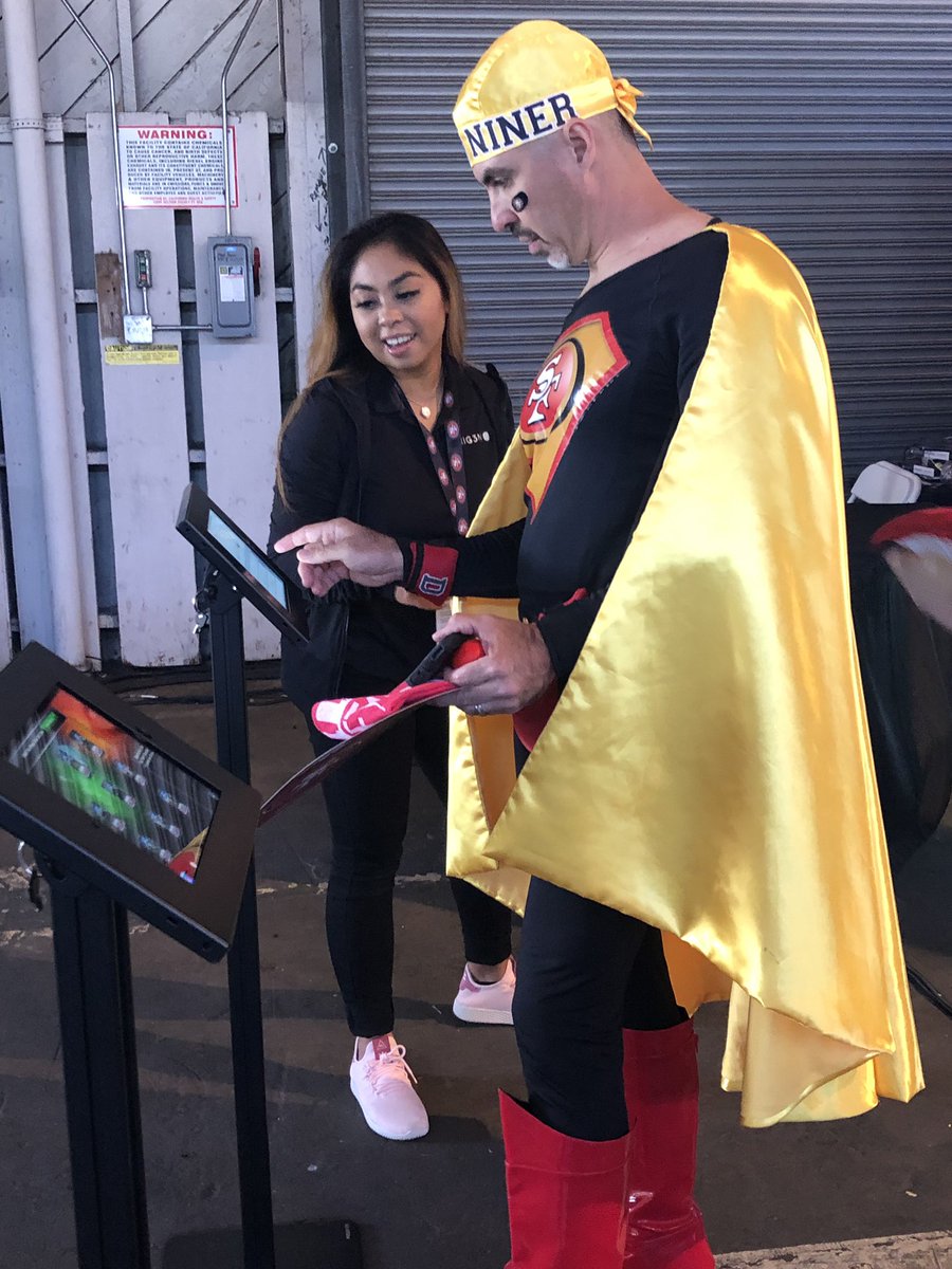 Orig3n's tweet photo. We are at the @49ers #DraftParty! 🏈come by and take your free photo and receive a free DNA test! 
#Orig3n #FaithfulDNA https://t.co/5ijF5r8pR5