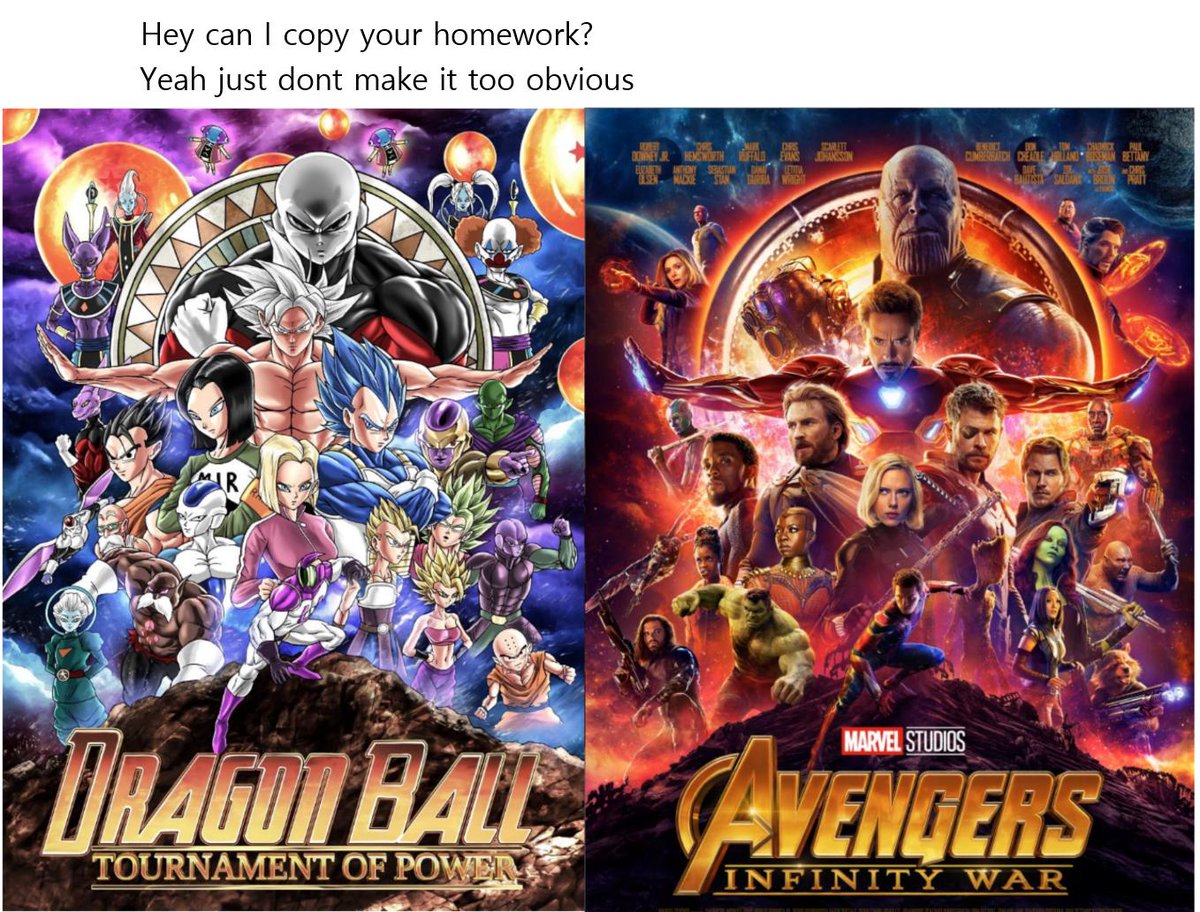 Dragon Ball Super Tournament Of Power Infinity War Poster