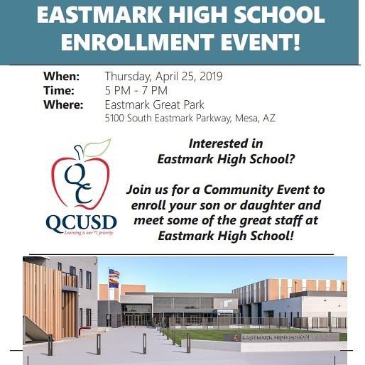 EastmarkArts's tweet photo. Come by the @eastmarkhs meet &amp; greet TONIGHT at the @EastmarkAZ Community Center...let’s chat about Visual &amp; Performing Arts, and the unique opportunities at EHS! #flyfirebirdsfly 
#ArtsEd #CreativeEd #RelevantEd https://t.co/47kfNc5gSt