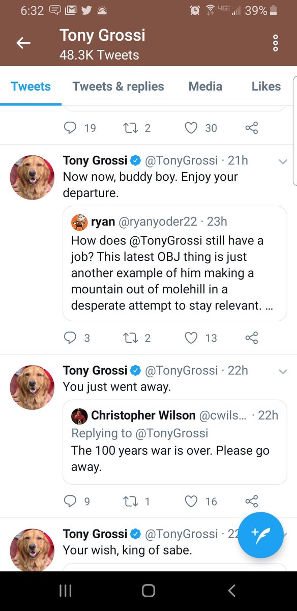 jmasterseal's tweet photo. @ryanyoder22 @25Beef @Browns @TonyGrossi @reflog18 Haha... I love the fact that he had "going away" comments! #ByeBye https://t.co/n5yUBHdhga