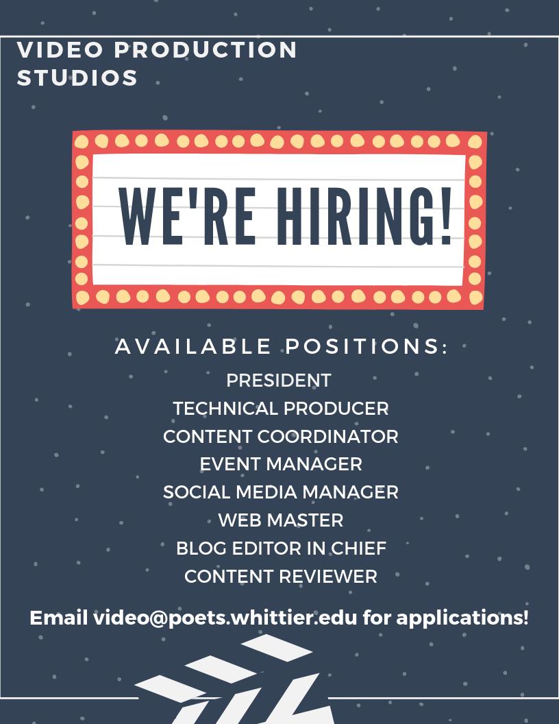 wcVPS's tweet image. We are still hiring for Fall '19 - Spring '20! Positions for a variety of skills. Applications can be found here: wcvps.com/jobs