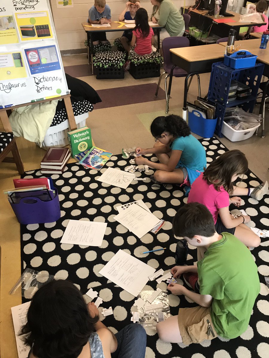 kskinner3's tweet photo. Busy bees today! 🐝 we worked on guide words task cards, reference books puzzles/sorts and a mini web quest on internet research skills #stingers19 https://t.co/3uexSOotOE