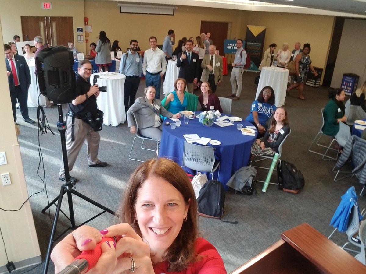 SylviaBurwell's tweet photo. Our 2019 AU graduates are so nice, we’re celebrating them twice! Glad to spend the afternoon at our Graduation Celebration welcoming the class of 2019 to the @AmericanUAlum family. #2019AUGrad https://t.co/TnyMAZeRpA