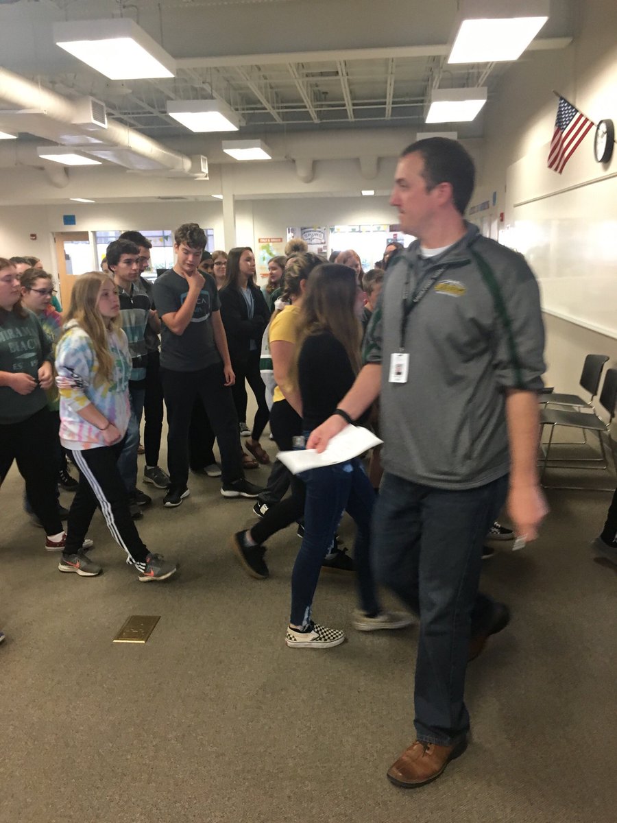 scottherold3's tweet photo. Thank you Sauk Rapids-Rice High School for successfully hosting our 8th graders for their tour! The Class of 2023 is full of outstanding students who each have so much potential! #goodH2O @38rudy @isd47 https://t.co/VGRqCfHonV
