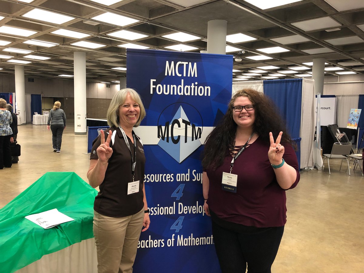 The 2 from SMSU  in Region 2! Ready for the MCTM CONNECT meeting tonight! #mctmduluth  #mctm2  ⁦<a href="/WRXNicole/">Nicole ☀️</a>⁩