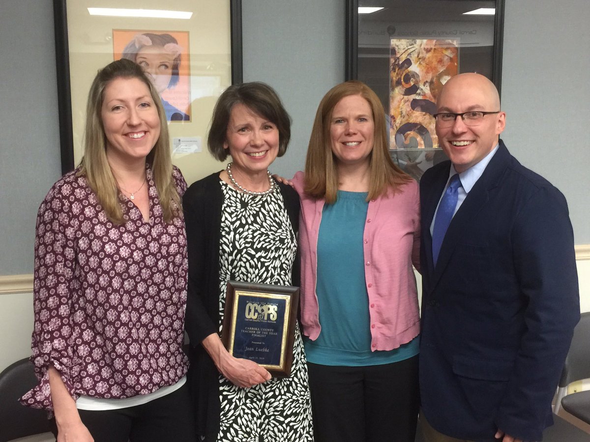 _OpenDoorPolicy's tweet photo. It is nights like tonight that help to refill your #Education batteries. Jean Luebke was a finalist for CCPS Teacher of the Year! We are thankful that she is a member of the #RMEranch. Thank you Jean, from your students, colleagues and families. #TogetherItsPossible #RMEwins https://t.co/KUupkYBiP6