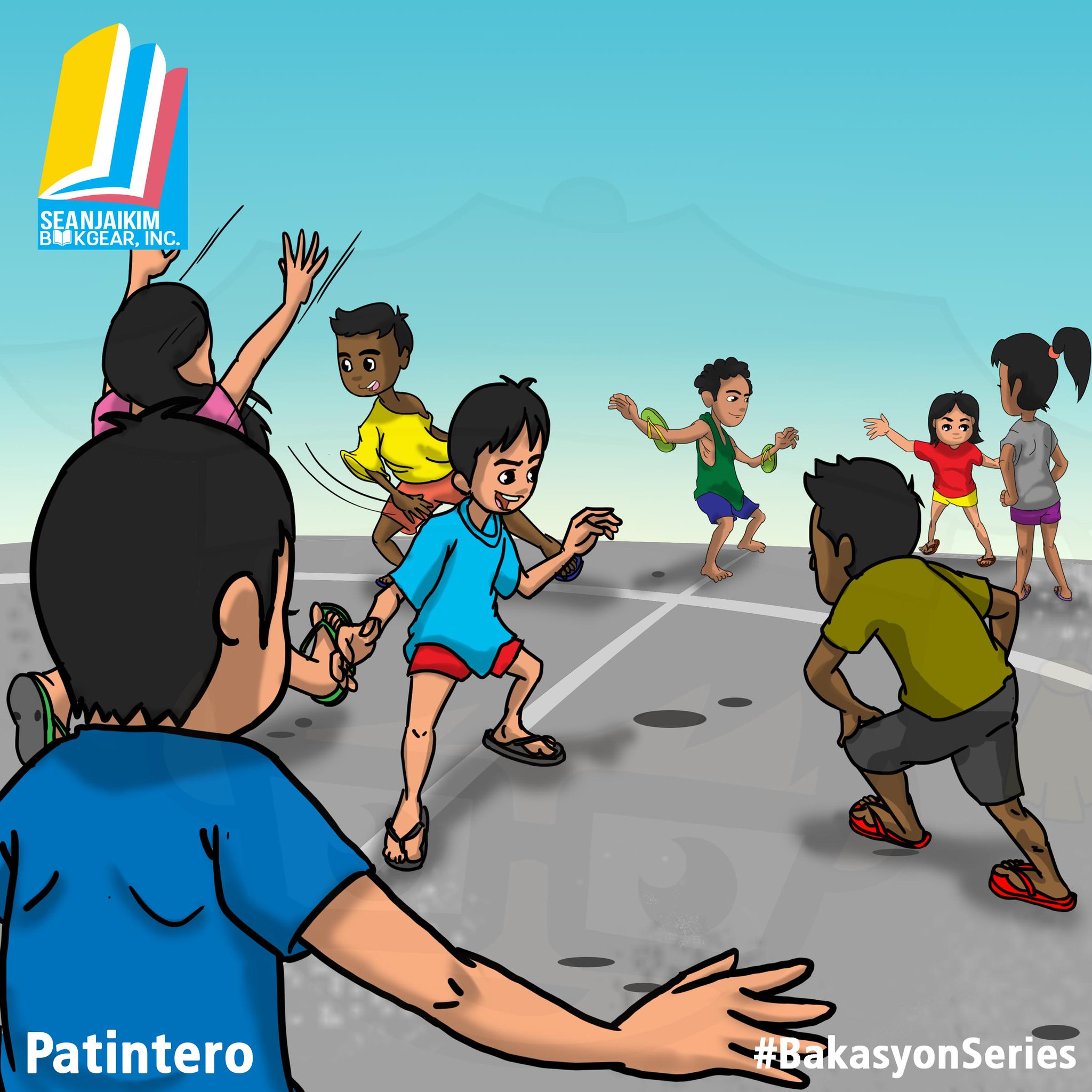 Seanjaikim Bookgear on Twitter ""Patintero" is played by two teams