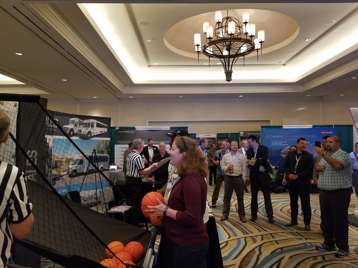 A_ZBusSales's tweet photo. Thank you to CalACT for yet another amazing conference and celebrating 35 years! Also, a big Congrats to the A-Z Hoop Shoot competition winners! We'll see you all next year, so be ready to bring your "A" game once again! #CalACT #spring #conference #commercial #transit #bussales https://t.co/tPvOleygbu