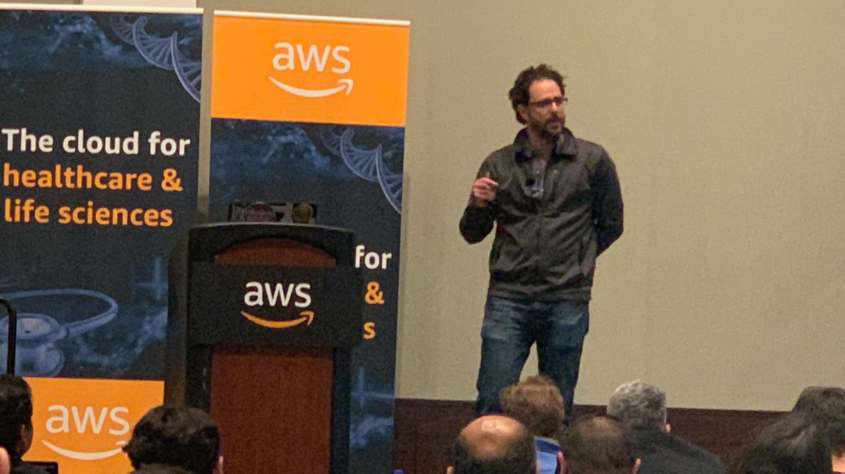 Our CTO, <a href="/SivanBercovici/">Sivan Bercovici</a>, at the @AWSCloud Healthcare &amp; LifeSciences Summit:  "Only when you combine great molecular technology with strong data technology you extract that value so desperately needed to help patients worldwide." 

#AI #genomics #infectiousdiseases
