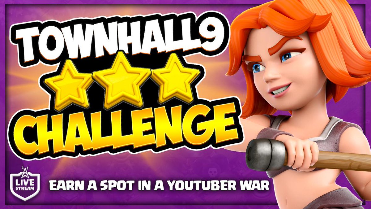 kennyjogaming's tweet photo. We are gonna have some Town Hall 9 fun tonight, it's quite simple, You come to my Clan, crush my TH 9 Base, WOW the viewers with your amazing attack and they Pick You to join an Amazing Tuber War Next Week! @ClashofClans 

https://t.co/OqFkzv7PDQ https://t.co/WU1A5z8Ps7