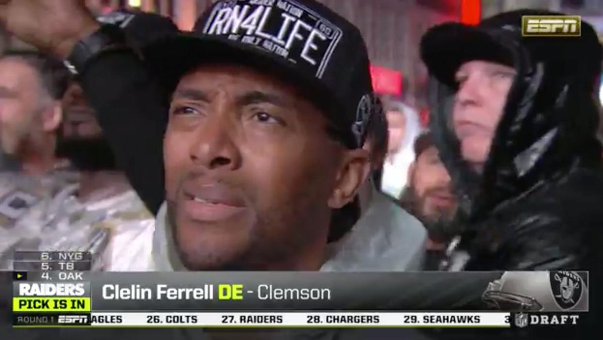 This is every Raider fan