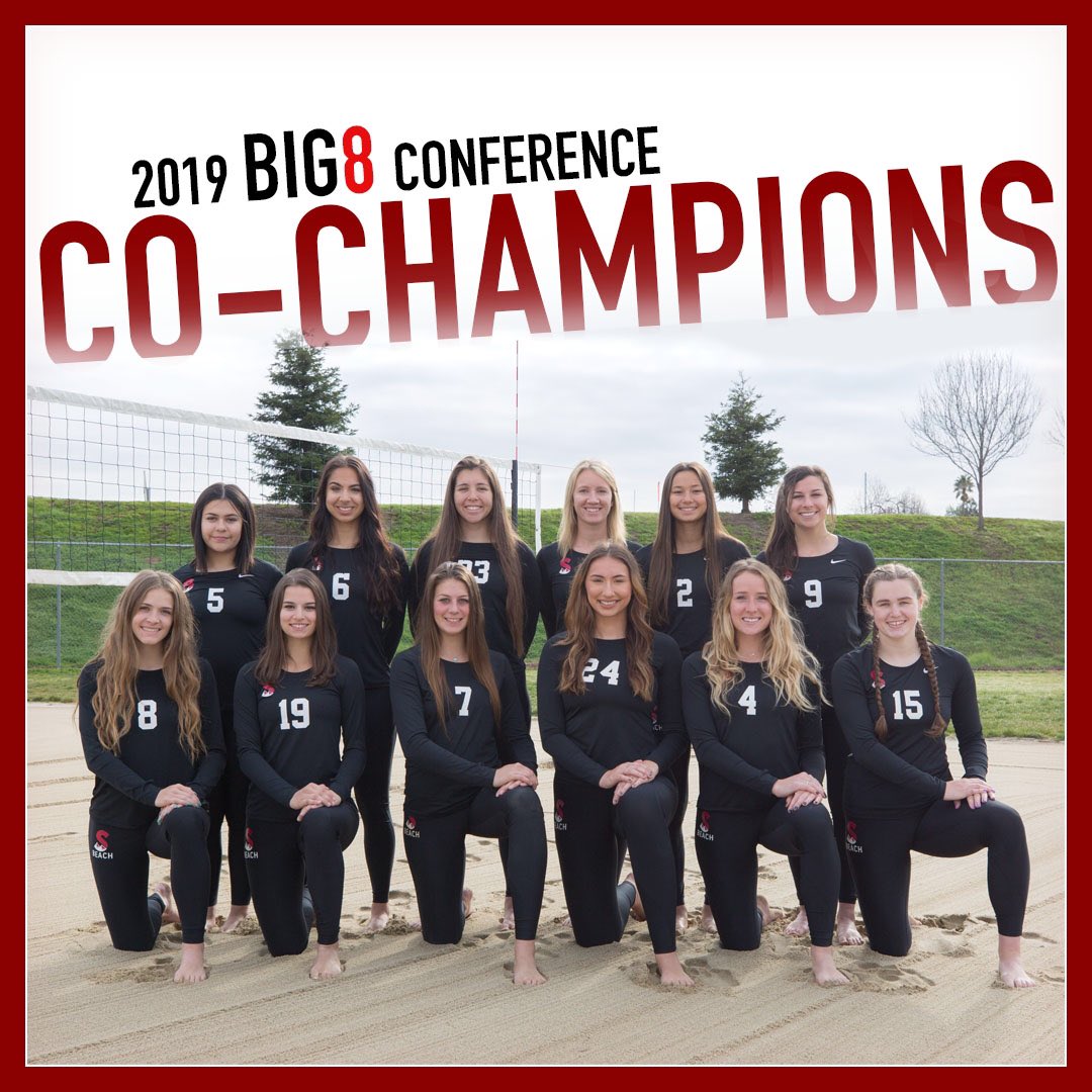 Back-to-Back Big 8 Champions!!! Sierra College Beach Volleyball brings home their second straight Big 8 title, a co-Championship with a Feather River, adding to an impressive history in just 4 years as a program. Keep up the great work Sierra, and Go Wolverines!