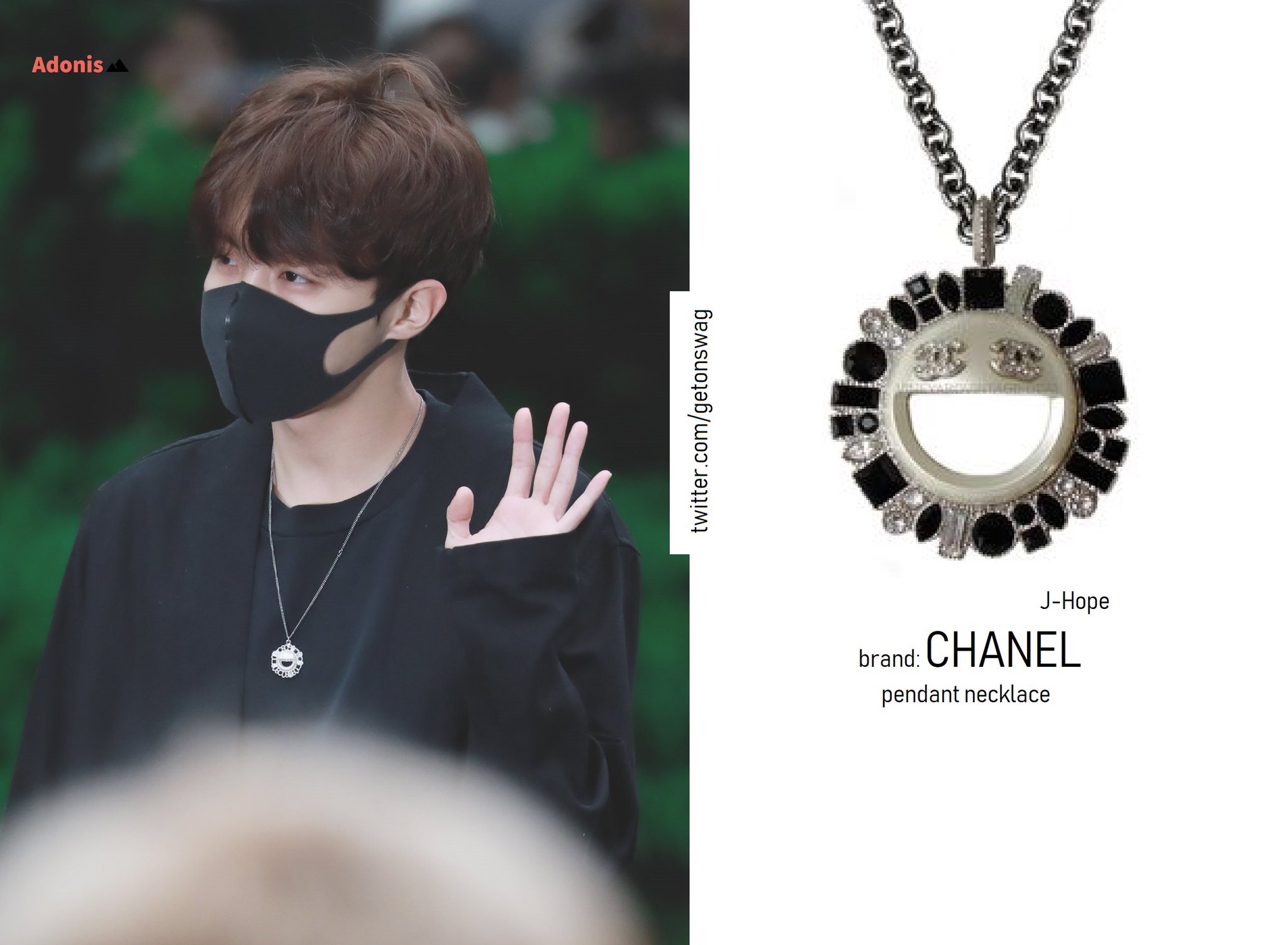 Bts chanel necklace best sale