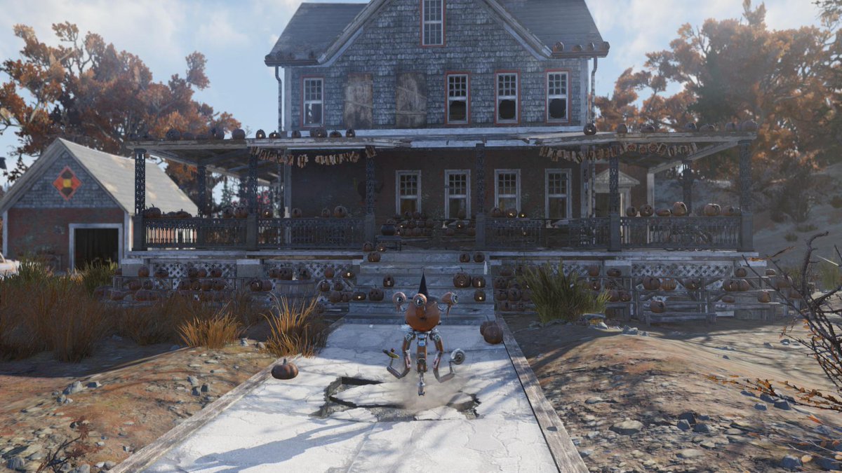 Midknight Blackpaw The Second Stop On Ansel S Bucket List Was One Of Molly S Favorite Places In Appalachia The Pumpkin House Fallout76 Mollytakesapicture T Co Fl3sqligcz