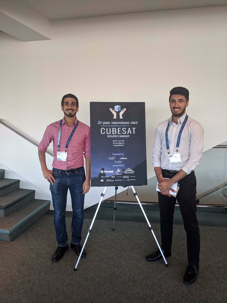 Our last day at #CubeSatDW—thanks to the organizers who made it happen! If we didn’t meet up, feel free to drop us a message here: voyagerspacetech.com 🛰